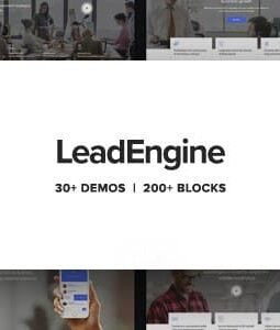 LeadEngine – Tema WordPress multifuncional com Page Builder 5.2