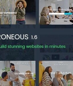 Roneous – Tema WordPress criativo e multifuncional 2.1.3