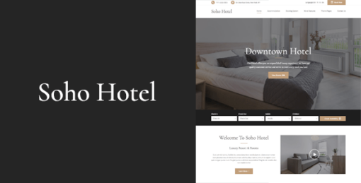 Soho Hotel Booking – Hotel WordPress Theme 4.2.3 1