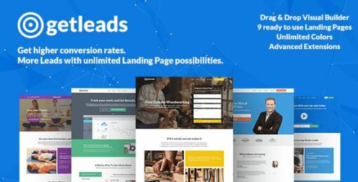 Getleads High-Performance Landing Page WordPress Theme 2.4 1