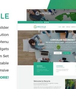 Recycle – Tema WordPress para negócios ecológicos e ambientais 1.9.1