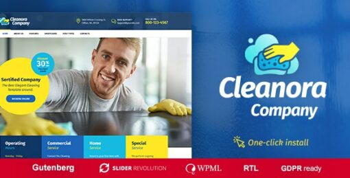 Cleanora – Cleaning Services Theme 1.1.4 1