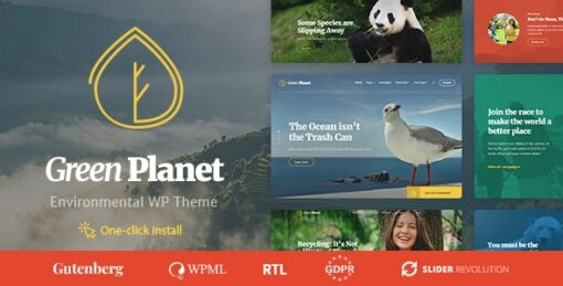 Ecology & Environment WordPress Theme – Green Planet 1.1.6 1