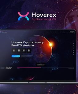 Hoverex | Cryptocurrency & ICO WordPress Theme + English 1.3.3
