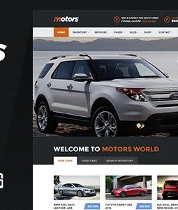Motors – Tema para concessionárias, locadoras e anúncios de carros 5.6.101