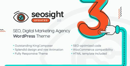 Seosight – SEO, Digital Marketing Agency WP Theme with Shop 5.21 1