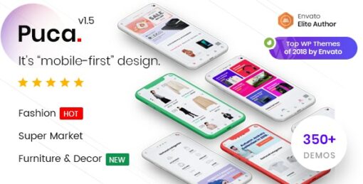 Puca – Optimized Mobile WooCommerce Theme 2.6.11 1