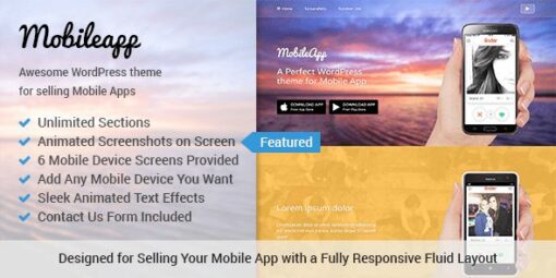 MyThemeShop Mobileapp WordPress Theme 1.1.6 1