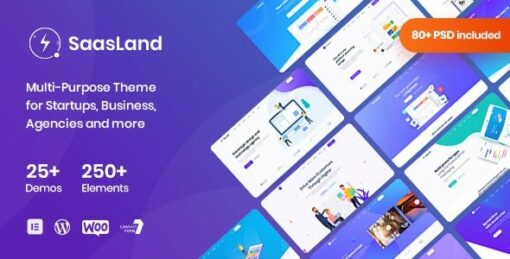 Saasland – MultiPurpose WordPress Theme for Startup 3.6.5 1