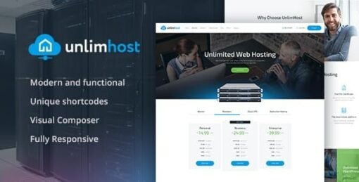 UnlimHost – Web Hosting & Internet Technology Theme 1.2.3 1