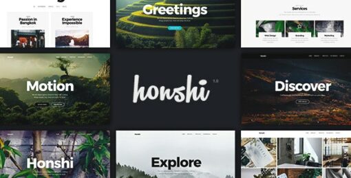 Honshi – WordPress Simple Portfolio Theme 2.6.2 1