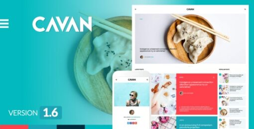 CAVAN – A Distinctive WordPress Blog Theme 1.6.1 1