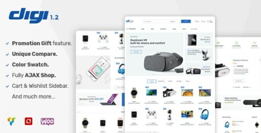 Digi – Electronics Store WooCommerce Theme 1.7.8 1