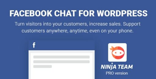 Facebook Customer Chat for WordPress 2.8 1