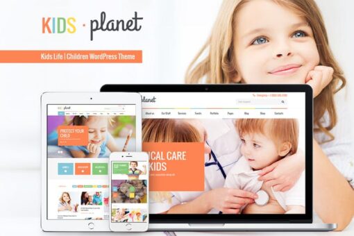 Kids Planet - A Multipurpose Children WordPress Theme for Kindergarten and Playgroup 2.2.11 1