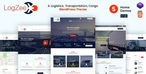 Logzee | Logistics, Transportation, Cargo Theme 1.0 1