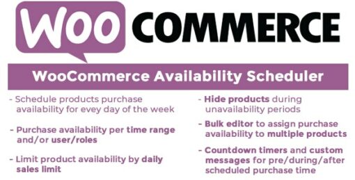WooCommerce Availability Scheduler 12.4 1