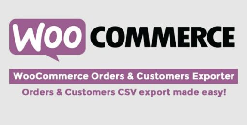 WooCommerce Orders & Customers Exporter 4.9 1