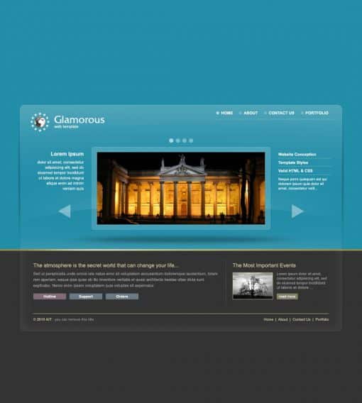 Glamorous WordPress Theme 1.4