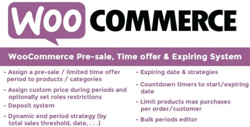 WooCommerce Pre-sale, Time offer & Expiring System 11.5 1