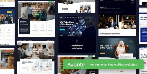 Avante – Business Consulting WordPres Theme 2.7.9 1