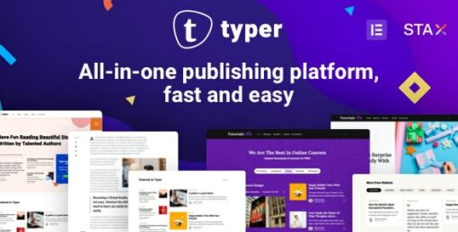 Typer – Amazing Blog and Multi Author Publishing Theme 1.12.0 1