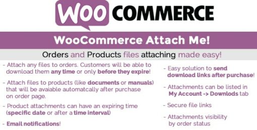 WooCommerce Attach Me! 25.4 1