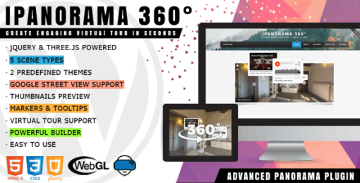 iPanorama 360° – Virtual Tour Builder for WordPress 1.8.2 1