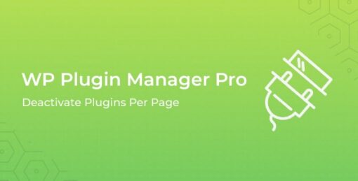 WP Plugin Manager Pro – Deactivate Plugins Per Page 1.0.9 1