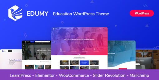 Edumy – LMS Online Education Course WordPress Theme 1.2.17 1