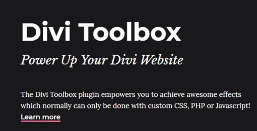 Divi Toolbox 1.6.14 – Powerful Tools to Customize the Divi Theme 1