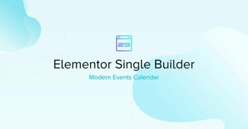 Elementor Single Builder for MEC 1.9.7 1