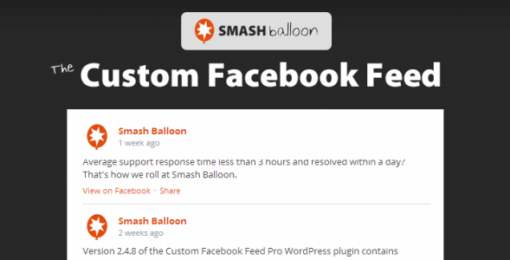 Custom Facebook Feed Pro By Smash Balloon 4.6.1 1