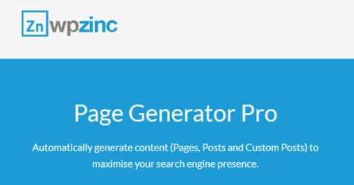 Page Generators Pro For WordPress 3.4.4 1