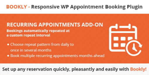 Bookly Recurring Appointments (Add-on) 6.0 1