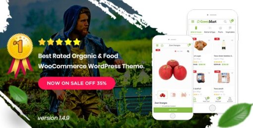 GreenMart – Organic & Food WooCommerce WordPress Theme 4.1.7 1