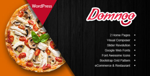 Domnoo – Pizza & Restaurant WordPress Theme 1.38 1