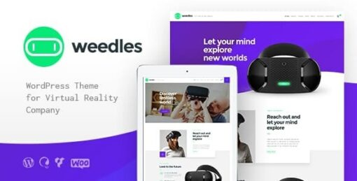 Weedles – Virtual Reality Landing Page & Store WordPress Theme 1.1.10 1