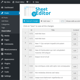 WP Sheet Editor – Media Library Premium 1.10.21