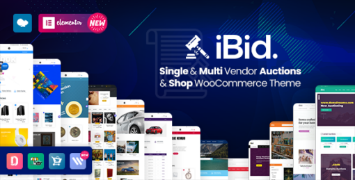 iBid – Multi Vendor Auctions WooCommerce Theme 4.0.4 1