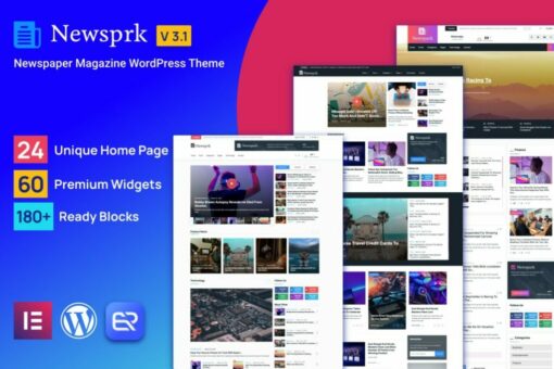 Newsprk – Newspaper WordPress Theme 6.1.0 1