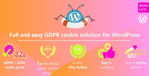 WeePie Cookie Allow 3.4.6 (Complete GDPR / AVG / CCPA Cookie Compliance) 1