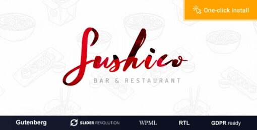 Sushico – Sushi and Asian Food Restaurant Theme 1.1.3 1