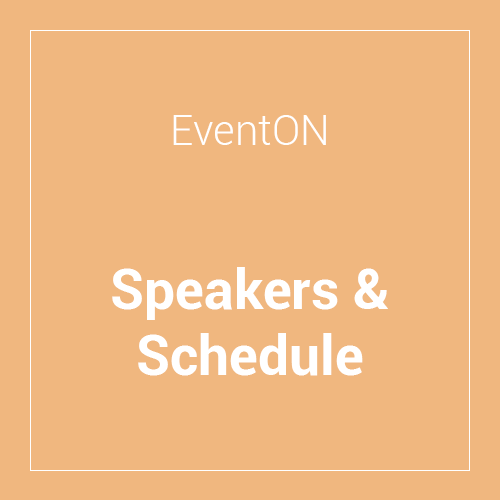 EventOn Speakers & Schedule Add-on 2.0.2 1