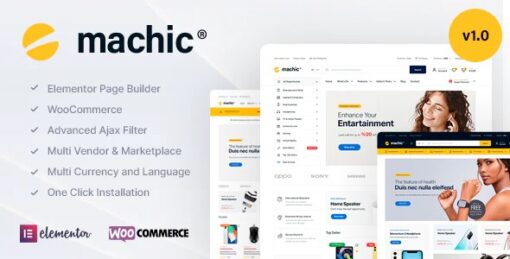 Machic Electronics Store WooCommerce Theme 1.2.6 1