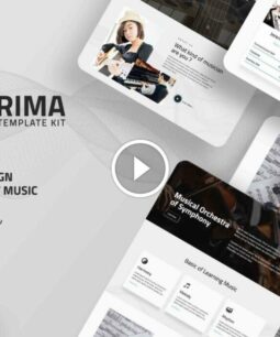Arima - Kit de plantilla Elementor de sinfonía musical