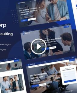 BiziCorp - Kit de modelos Elementor para consultoria empresarial