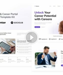 Careera - Kit de plantilla Elementor para portal de empleo y portal de carrera