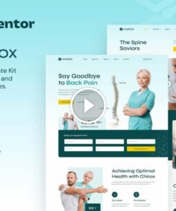 Chirox: kit de plantilla Elementor de quiropráctica y fisioterapia