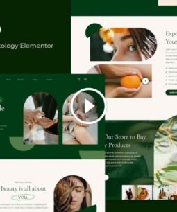 Chloro: kit de plantillas Elementor para el cuidado de la piel y la dermatología